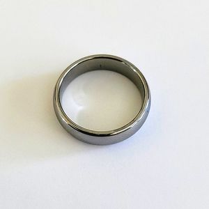 Size 10.5 ring, High Polished Tungsten Carbide 6mm